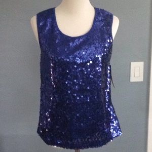 NWT sequin tank